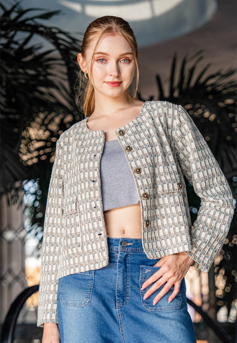 TRISET LADIES JACKET TWEED - LJ3001501
