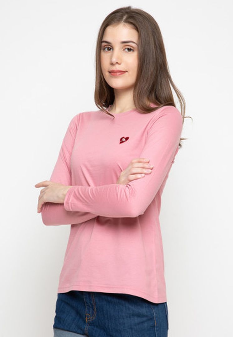 TRISET CASUAL ACELYNN T-SHIRT PINK - TK300830029