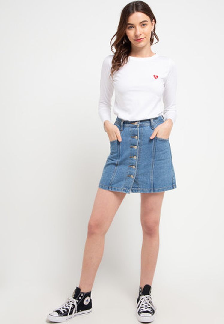 TRISET CASUAL ACELYNN T-SHIRT WHITE - TK300830002