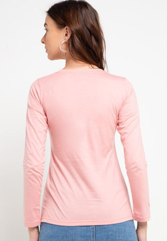 TRISET CASUAL ACELYNN T-SHIRT LIGHT ORANGE - TK300830014