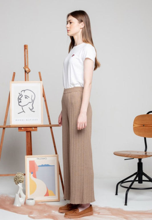 TRISET LADIES ABBY KNIT CULLOTE PANTS - LM6000100