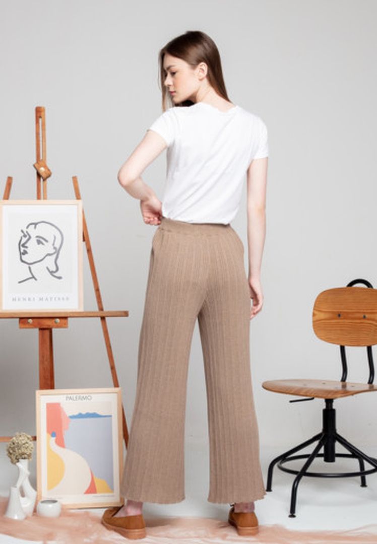 TRISET LADIES ABBY KNIT CULLOTE PANTS - LM6000100