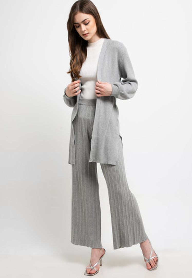 TRISET LADIES ABBY KNIT CULLOTE PANTS - LM6000100