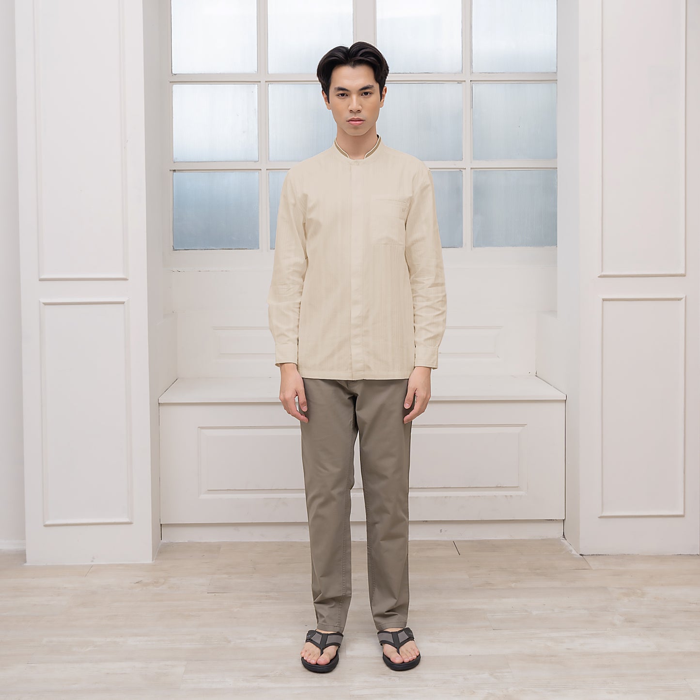 WATCHOUT PAKAIAN PRIA LONG SLEEVE HAQL KOKO - WS8125600