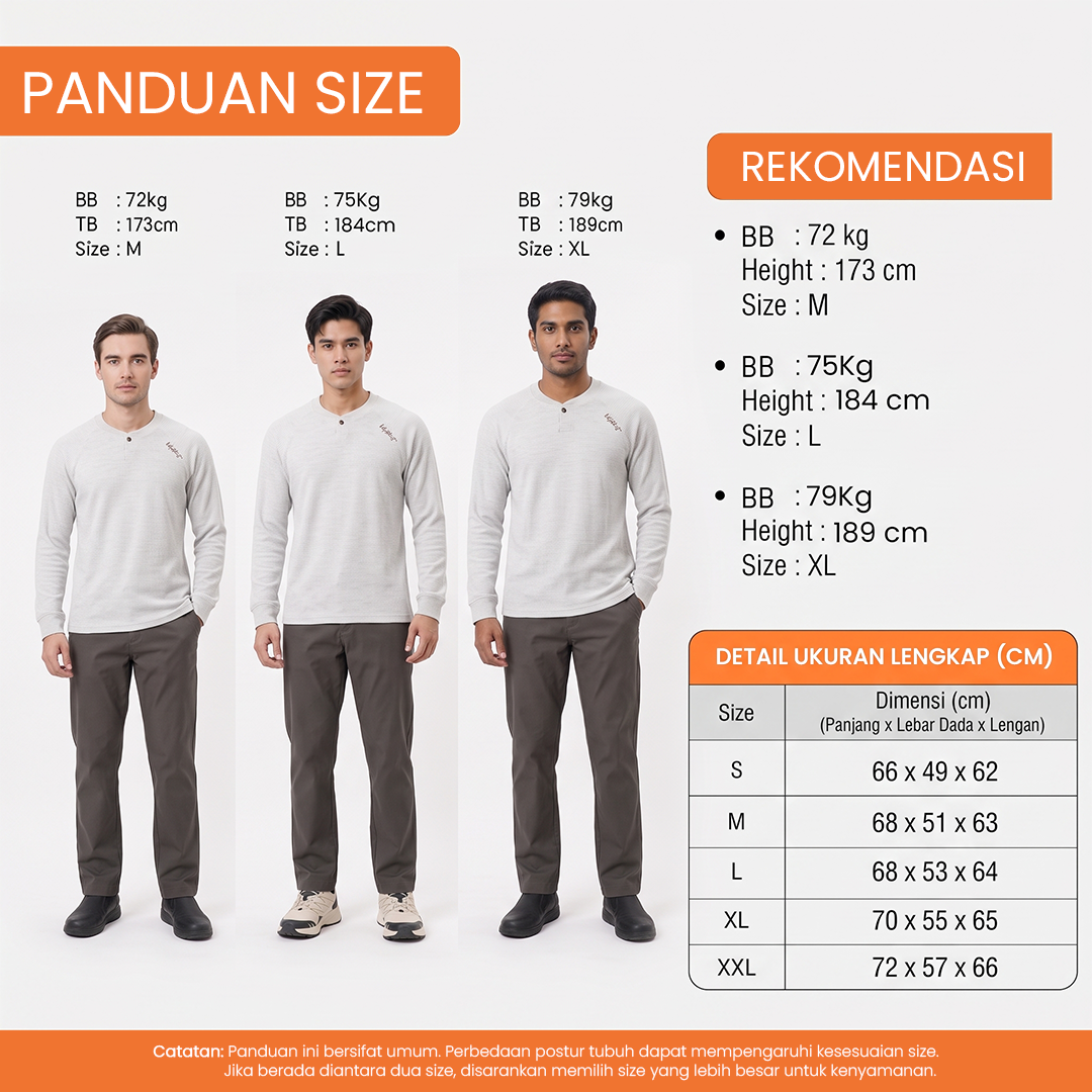 Watchout Pakaian Sweat Shirt Lengan Panjang Pria Montana | Reguler Fit | Jeans | JK200270001