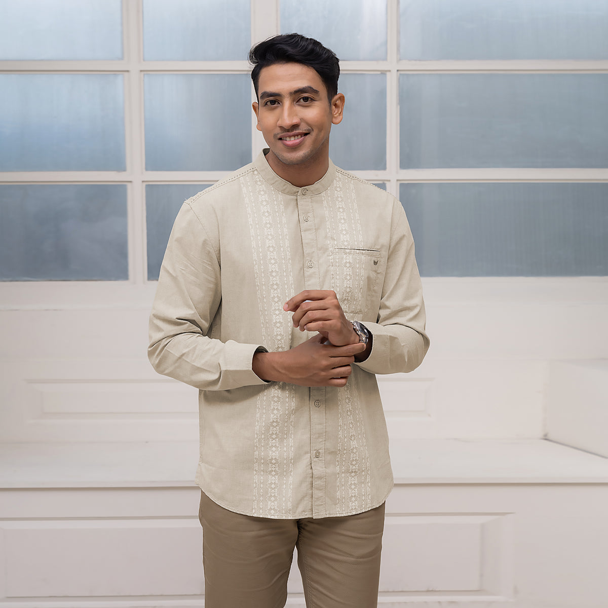 WATCHOUT PAKAIAN PRIA LONG SLEEVE HEGRA KOKO - WS8125700