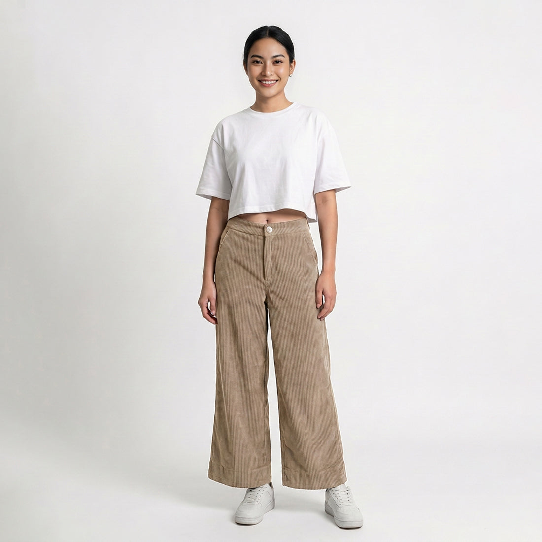 Triset Ladies Corduroy cullotes / Wide Leg Pants | Celana Panjang Kulot Wanita | LP600527206