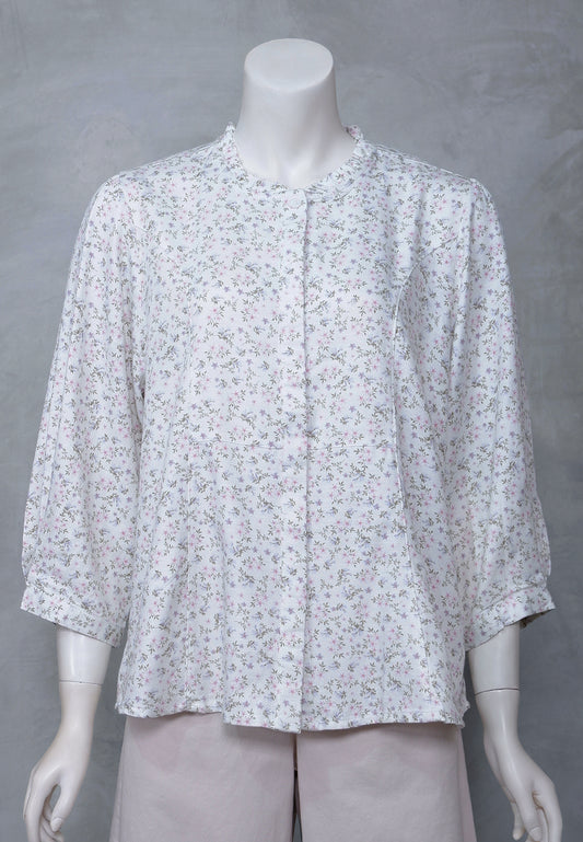 Triset Ladies Blouse Wanita Floral Lengan Tujuh Perdelapan | Reguler Fit | LR5000378