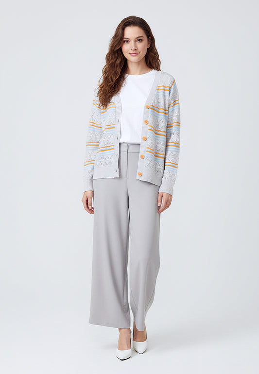 TRISET CASUAL CARDIGAN KNIT - TM3004230