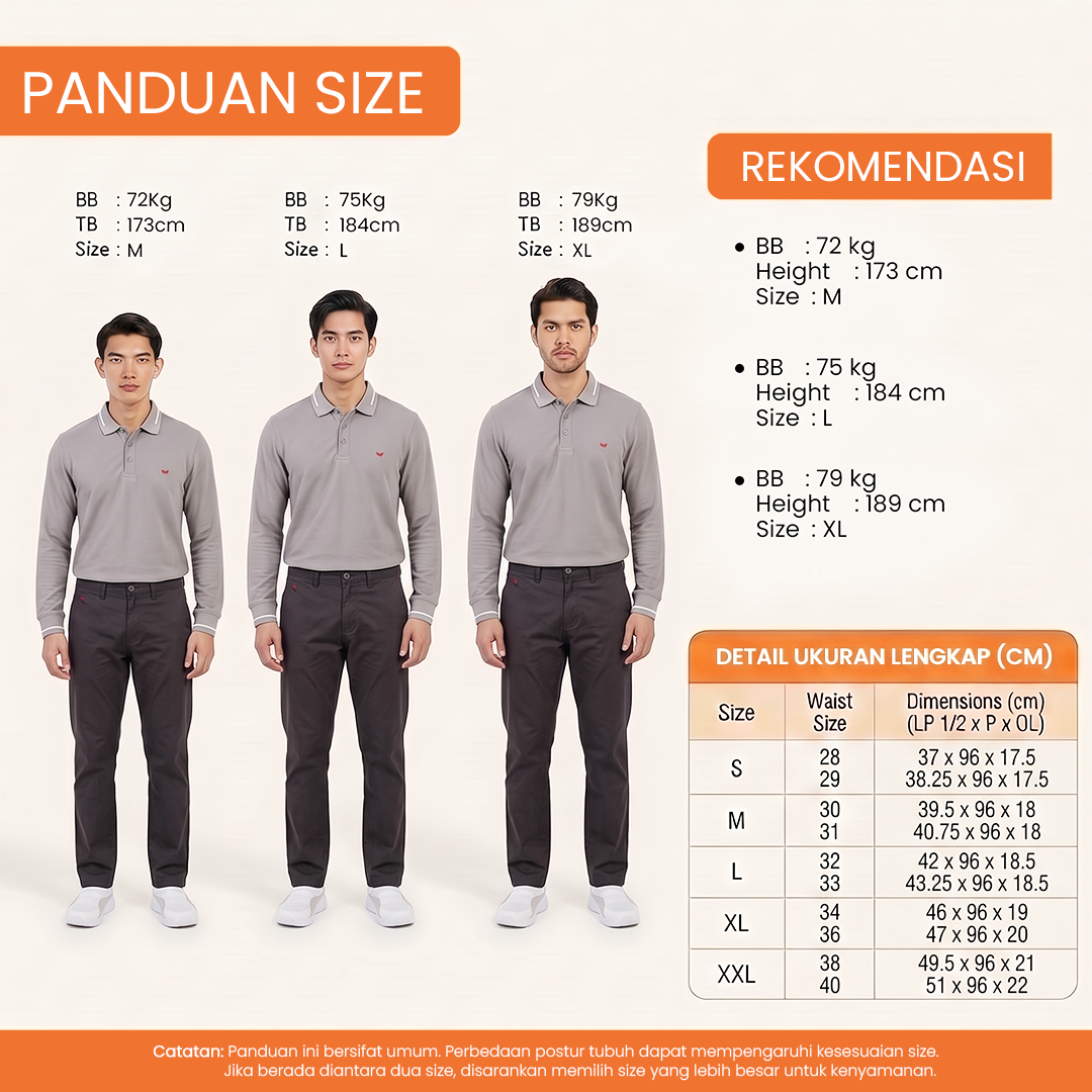 WATCHOUT CELANA PANJANG CASUAL PRIA MISSOURI | REGULER FIT | CASUAL | WP802740004