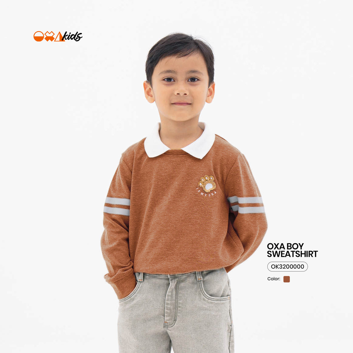 OXA Kids Sweatshirt Anak Lengan Panjang | Reguler Fit | OK3100000