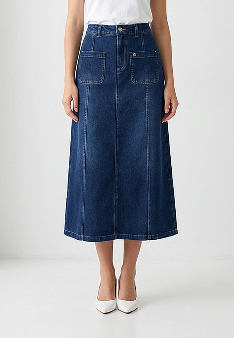 TRISET CASUAL SKIRT JEANS - TN3012810