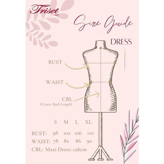 Triset Ladies Pakaian Wanita Dress - LD8003408
