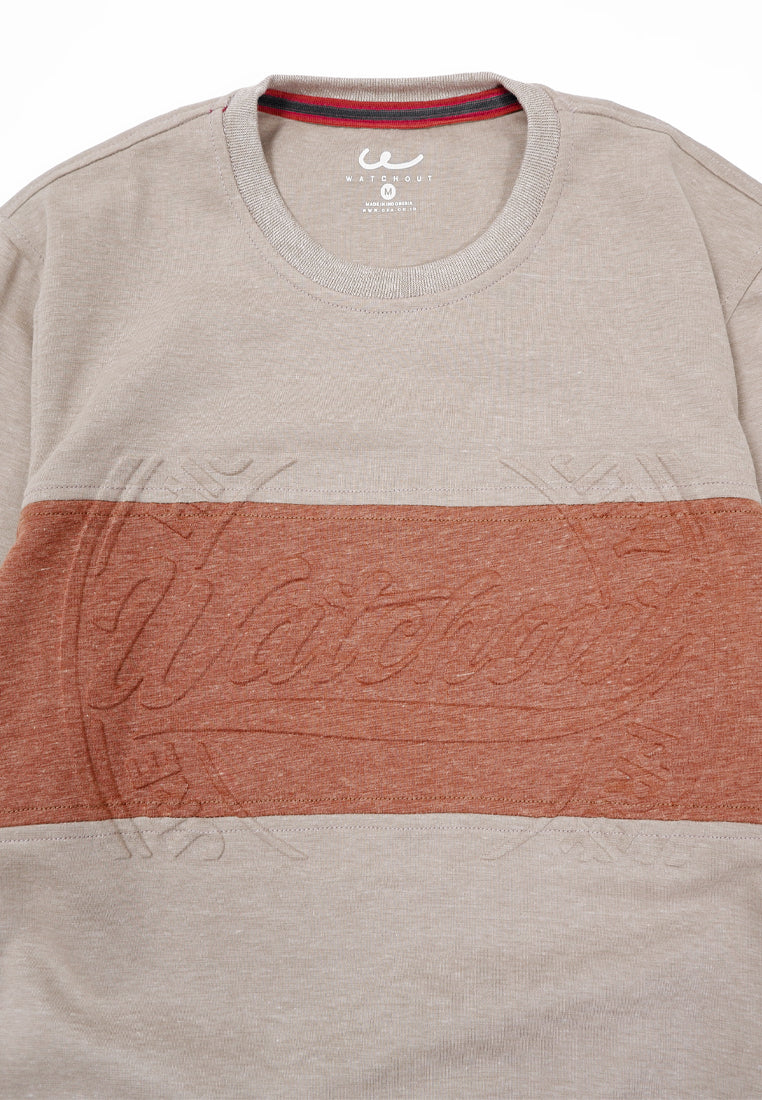WATCHOUT PAKAIAN PRIA CUT AND SEW EMBOSSED SWEATSHIRT - JK2002600