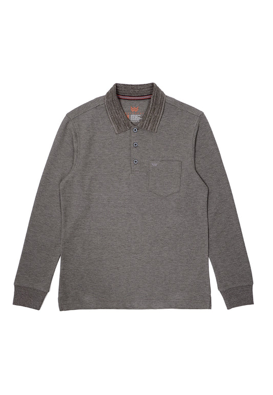 WATCHOUT CASUAL SOUTHAMPTON LONGSLEEVE POLO SHIRT - WK300220011