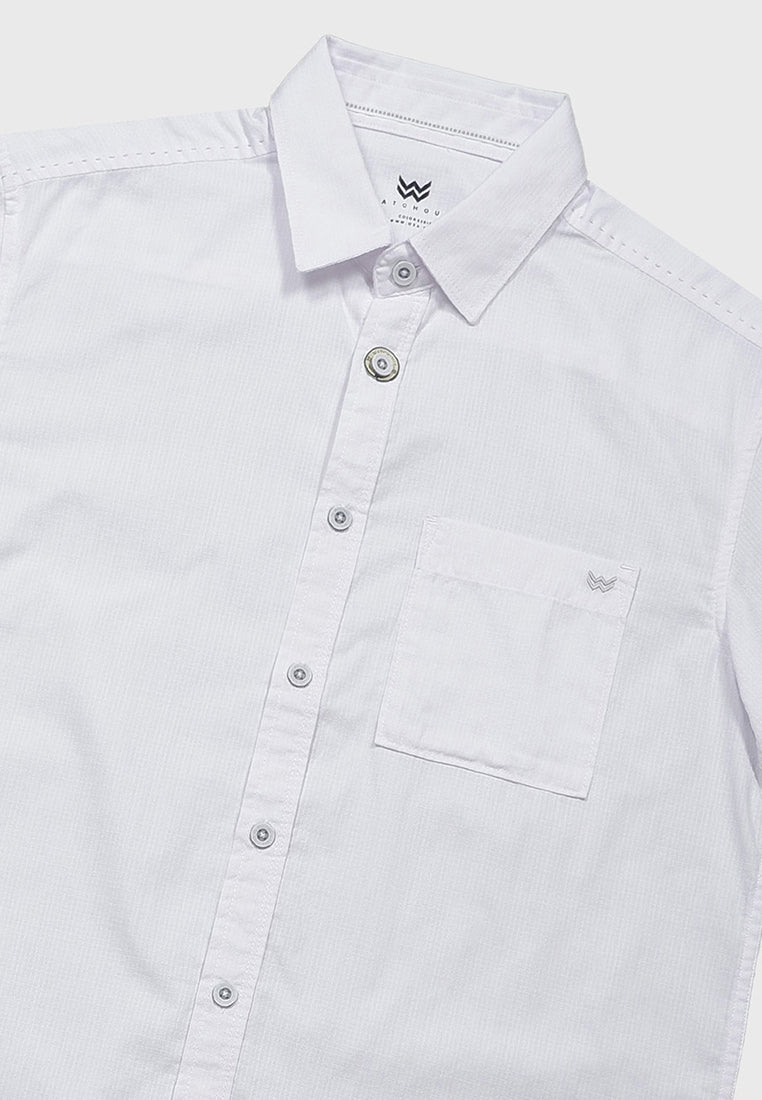 WATCHOUT PAKAIAN PRIA OXFORD BROADLAND SHIRT - WS900180002