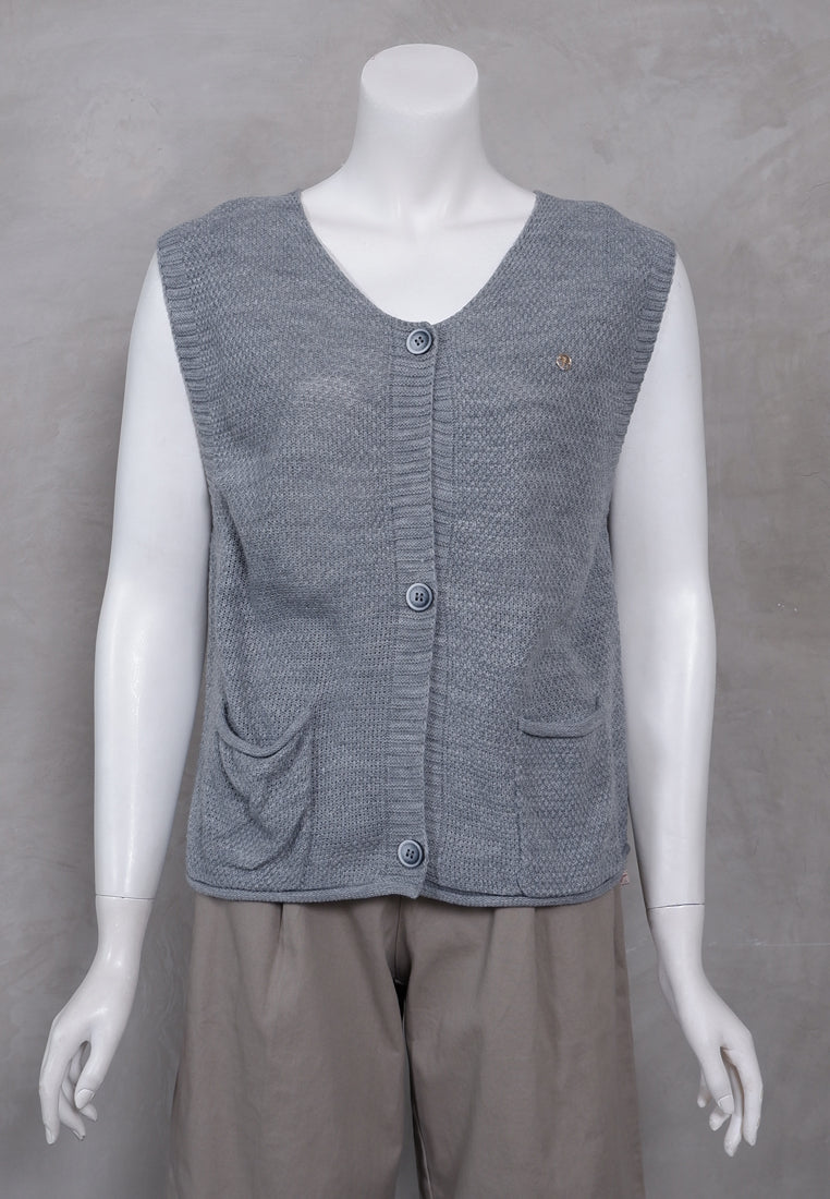 TRISET CASUAL KNIT VEST - TM1000500