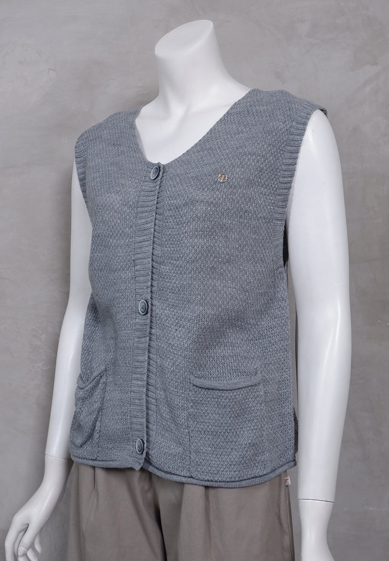 TRISET CASUAL KNIT VEST - TM1000500
