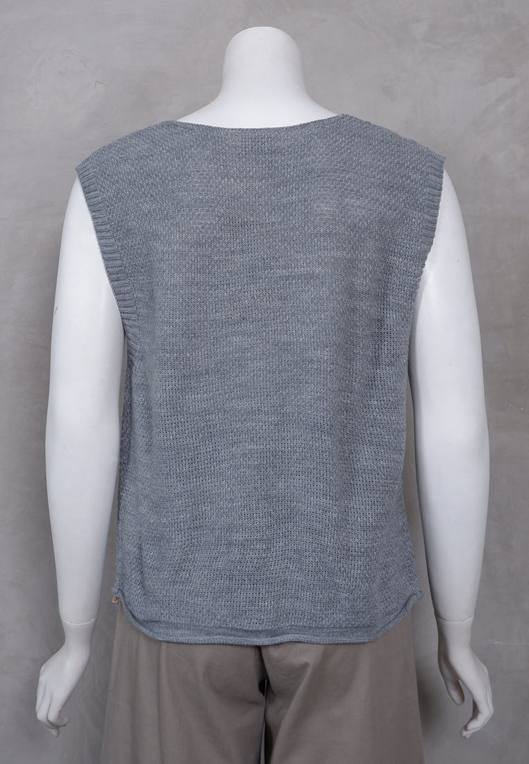 TRISET CASUAL KNIT VEST - TM1000500