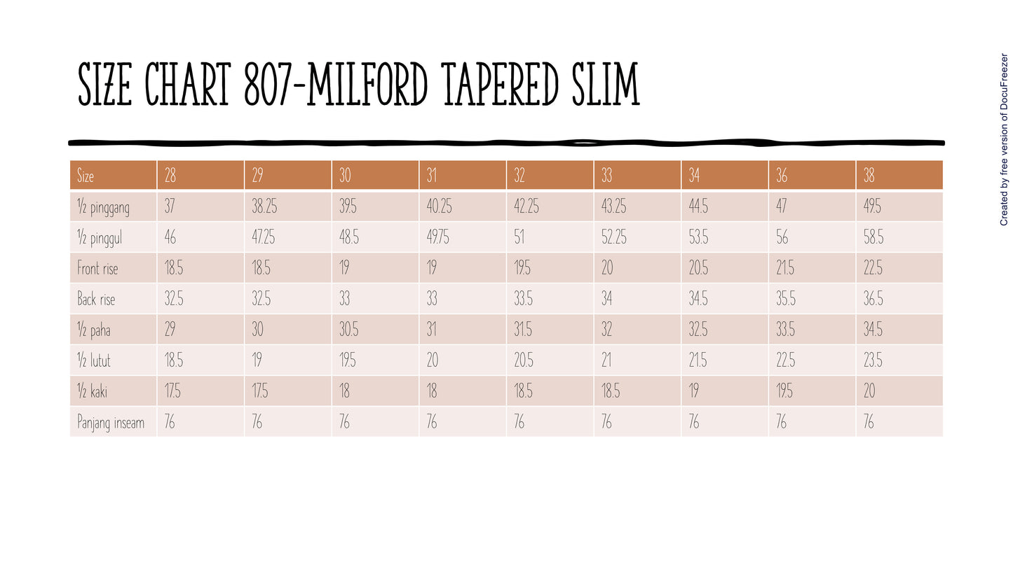 WATCHOUT JEANS PANTS MILFORD TAPERED FIT - JP807070033