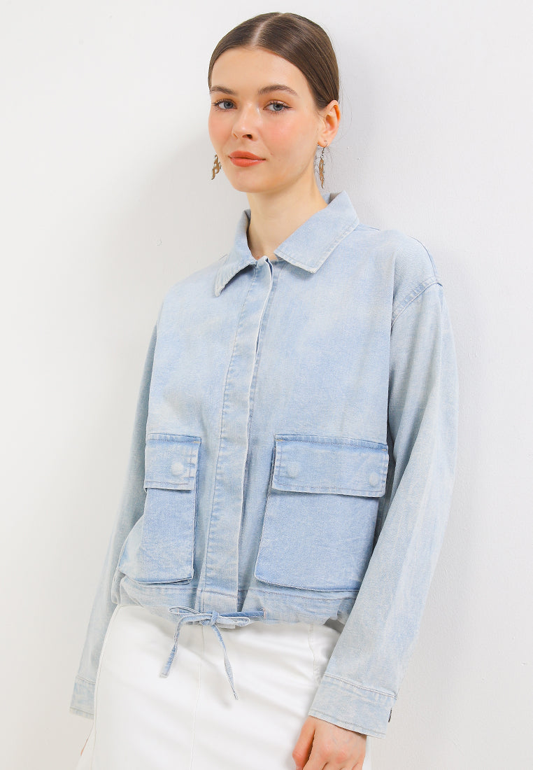 TRISET CASUAL JACKET DENIM - TJ3031710