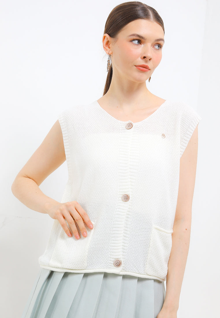 TRISET CASUAL KNIT VEST - TM1000500