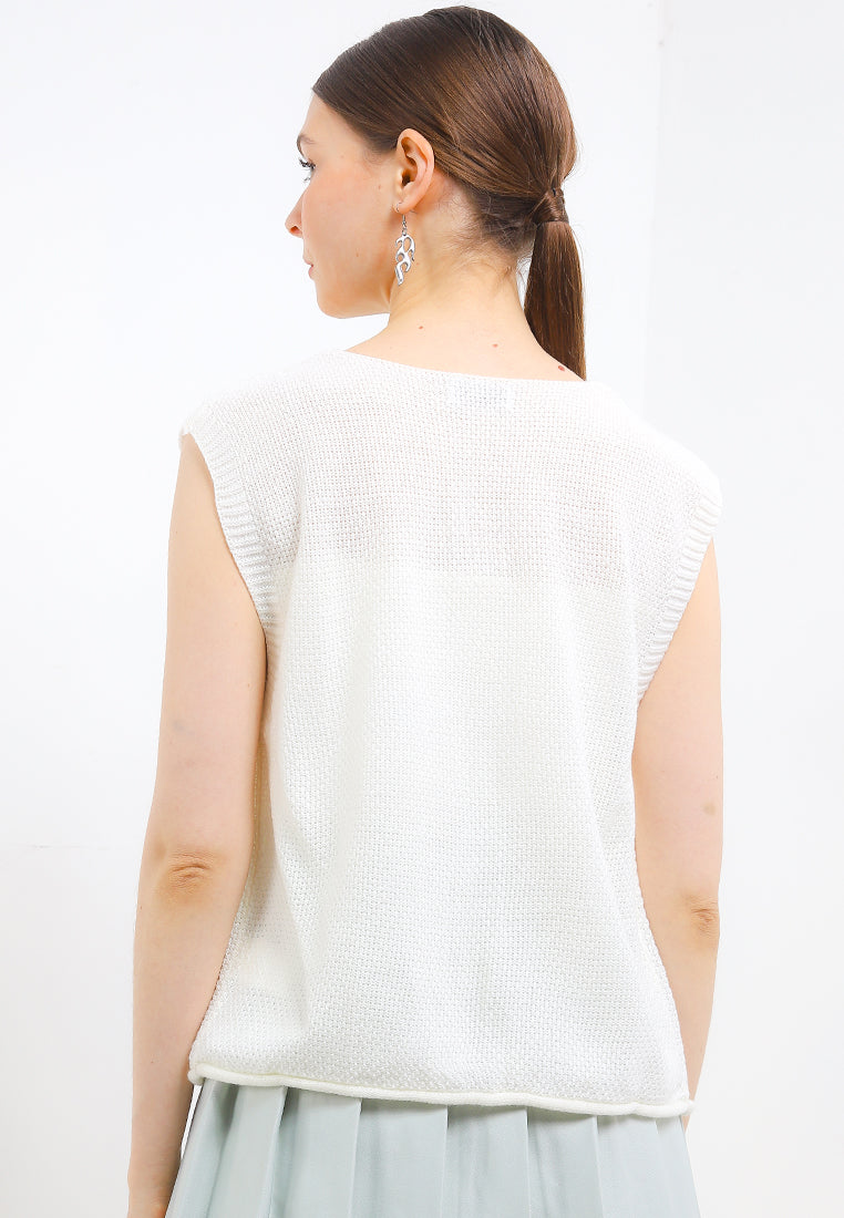 TRISET CASUAL KNIT VEST - TM1000500
