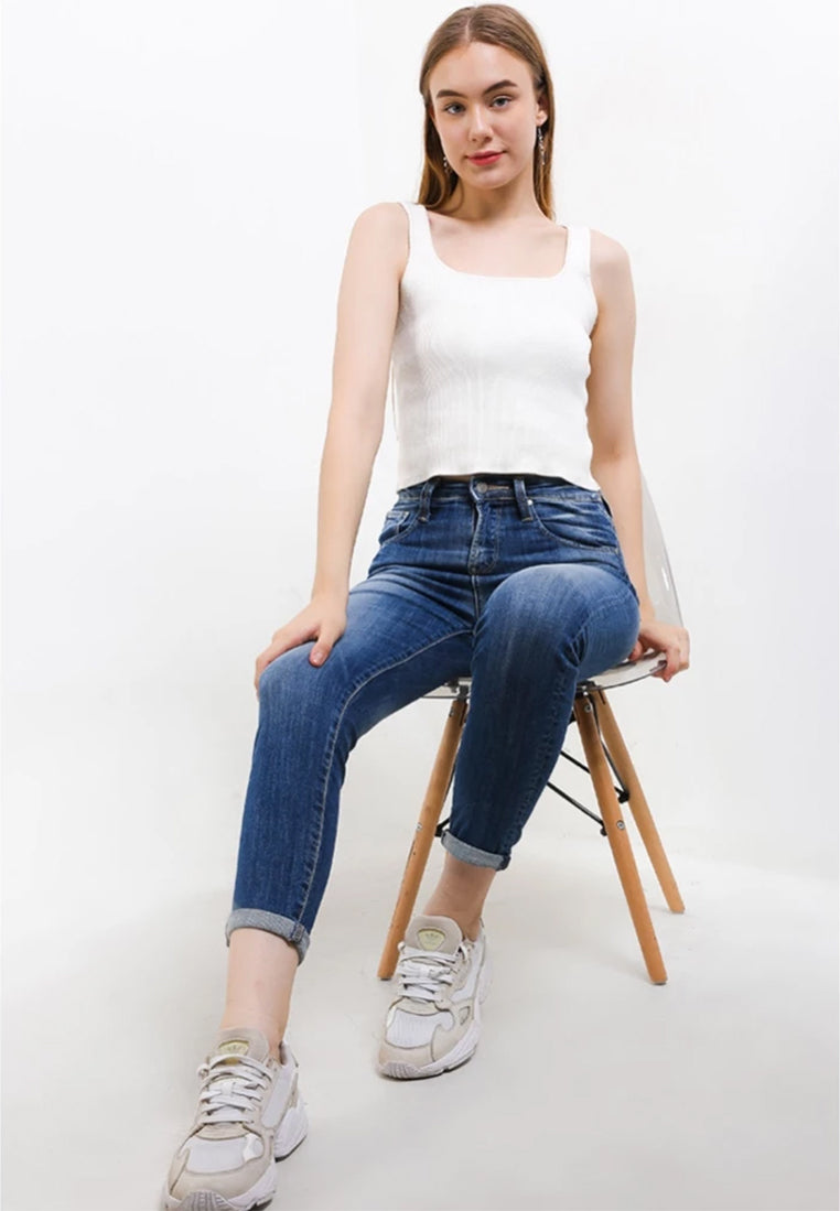 TRISET CASUAL PANTS ADRIANNE DENIM PANTS - TP5007510