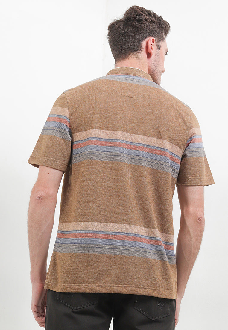 WATCHOUT CASUAL COLLARED TEE HENLEY - WK401240819