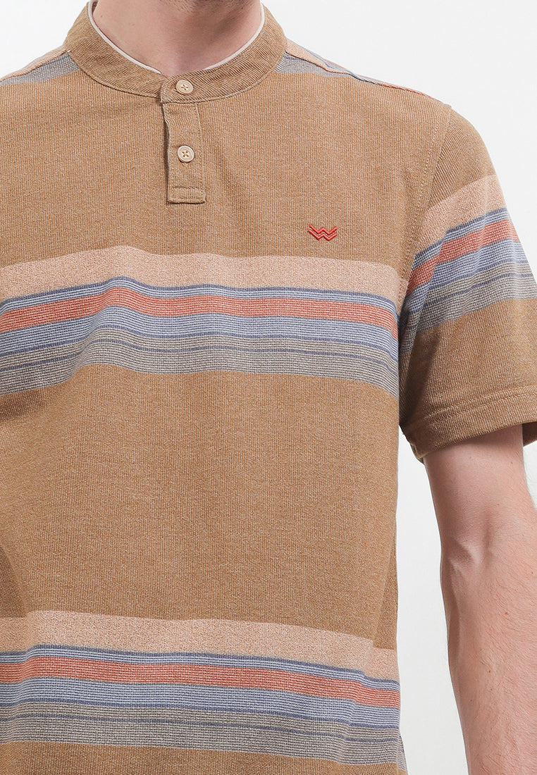 WATCHOUT CASUAL COLLARED TEE HENLEY - WK401240819