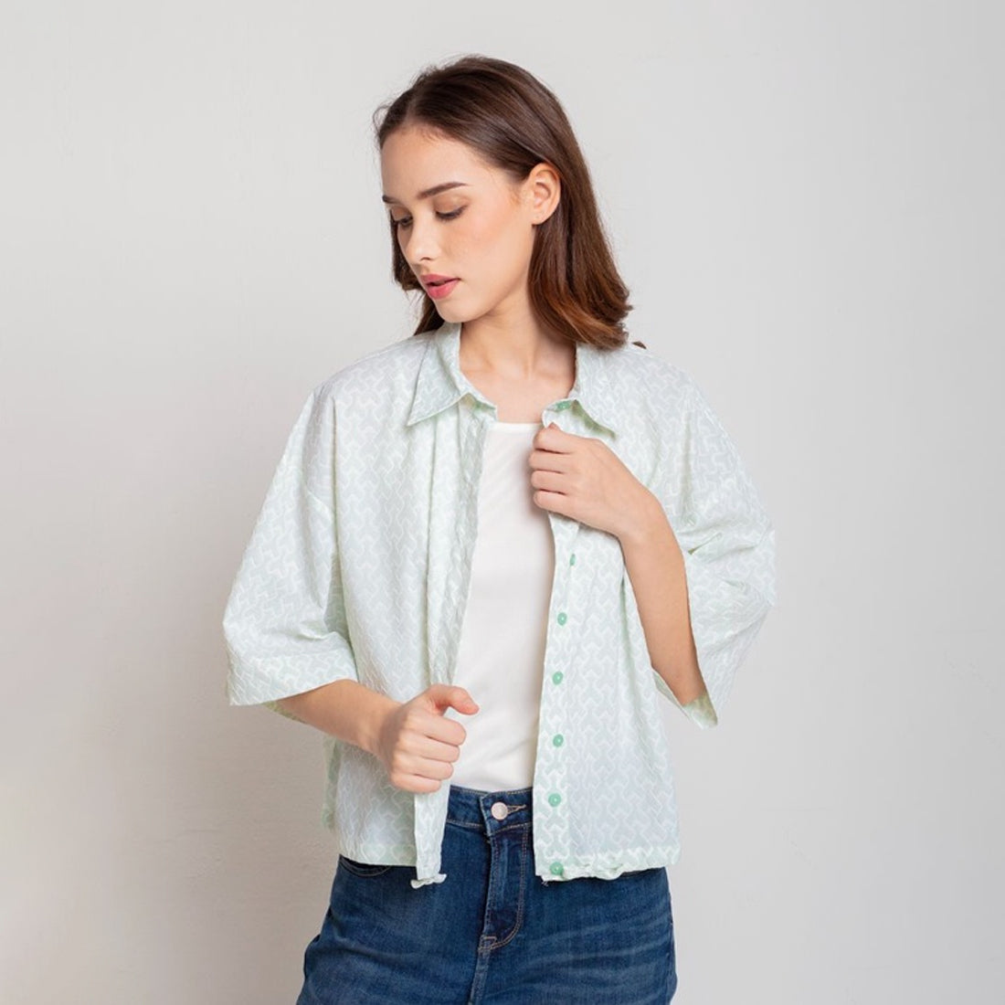 Triset Ladies Pakaian Wanita Blouse - LR5000201
