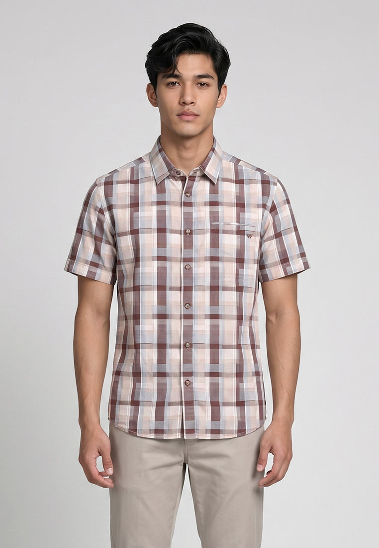 WATCHOUT KEMEJA LENGAN PENDEK PRIA | REGULER FIT | CASUAL | WS514850121