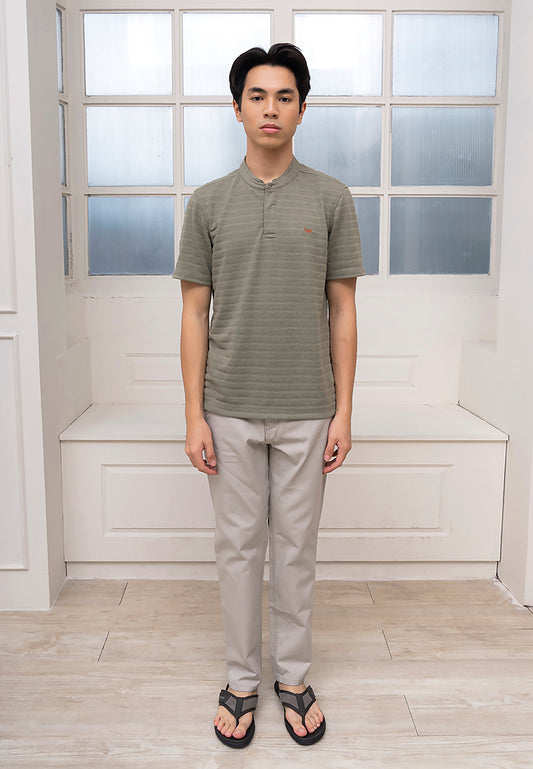 WATCHOUT PAKAIAN PRIA COLLARED HENLEY - WK401280011