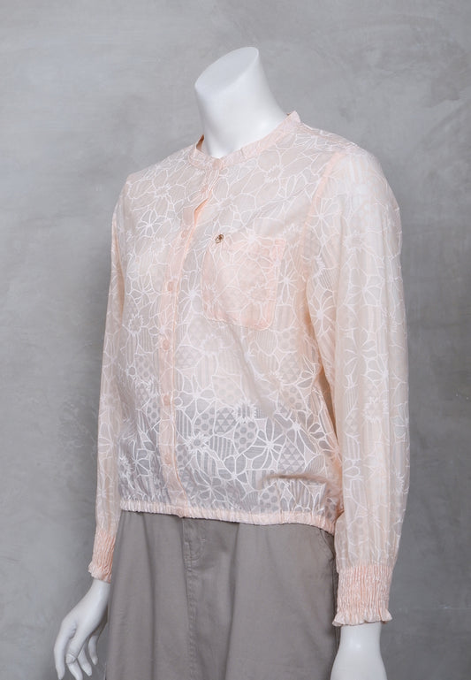 Triset Ladies Blouse Wanita Lengan Panjang Lace Transparan | Reguler Fit | LR3051978