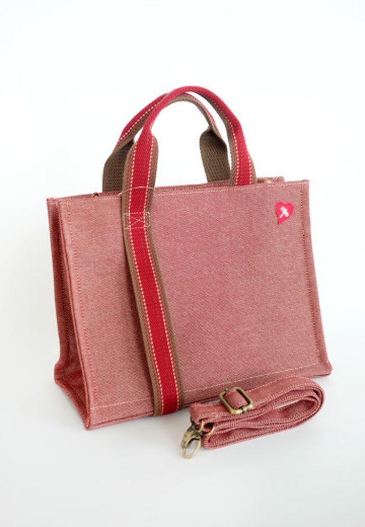 TRISET CASUAL RUBY CANVAS TOTEBAG - TB9015209