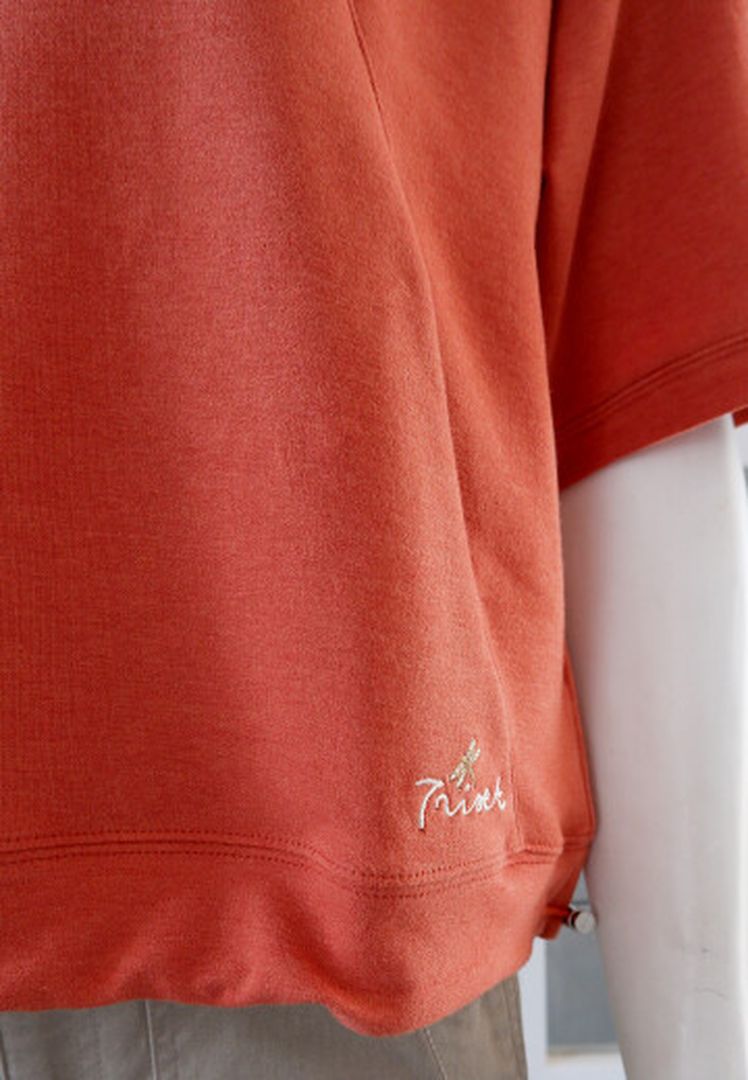TRISET CASUAL GABY LOOSE CROP SWEATSHIRT - TK5033900