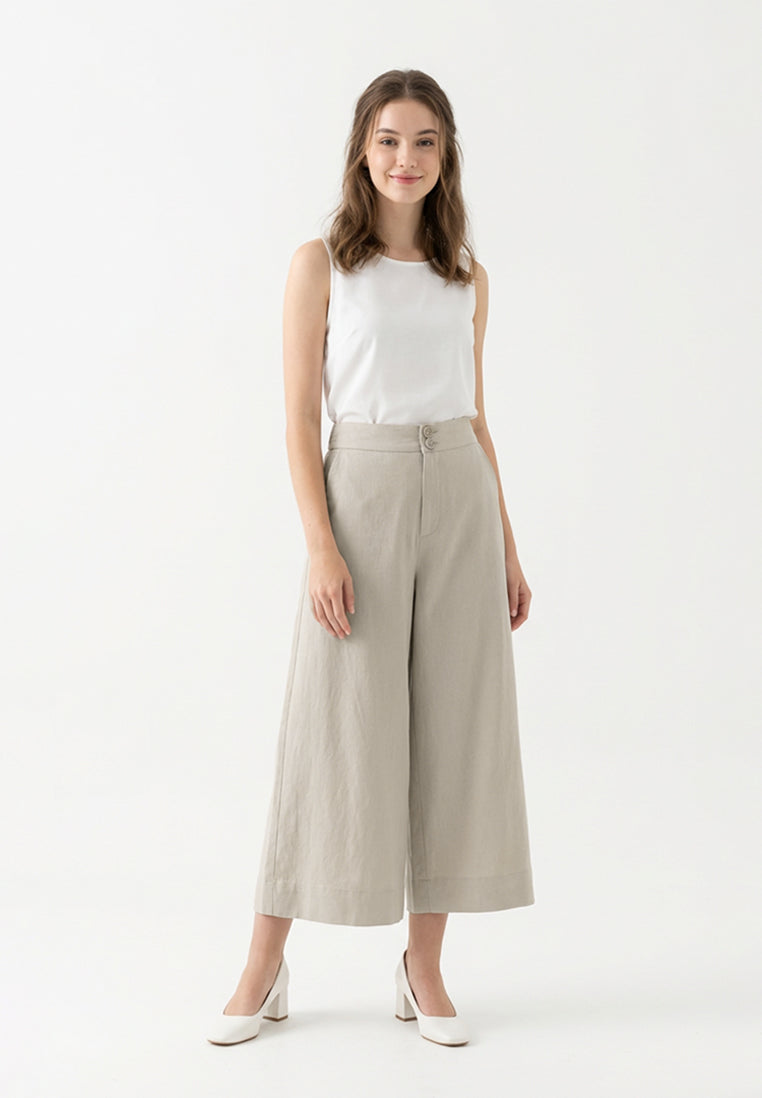 Triset Ladies Celana Panjang Wanita Cullote HighWaist | Wide Leg | LP6004900