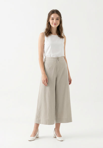 Triset Ladies Celana Panjang Wanita Cullote HighWaist | Wide Leg | LP6004900