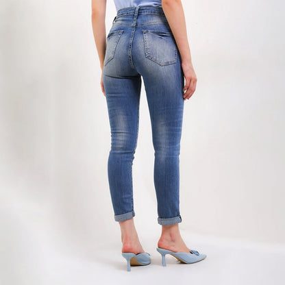 Triset Casual Skinny Jeans Wanita High Waist | Slim Fit | TP5007910