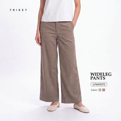 Triset Ladies Celana Panjang Wanita Corduroy Wide Leg Highwaist | Loose Fit | LP6005372