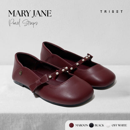 Triset Sepatu Wanita | Mary Jane | Flat | Formal | TF4104003