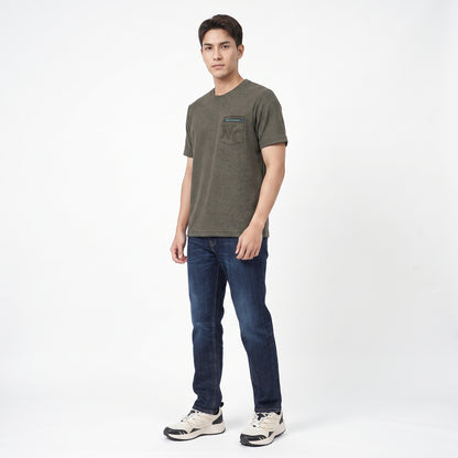WATCHOUT KAOS PAKAIAN PRIA LENGAN PENDEK LEICESTER | REGULER FIT | JEANS | JK402790009