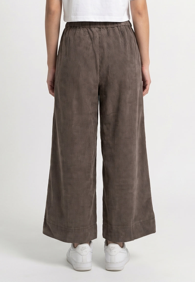 Triset Ladies Celana Panjang Wanita | Cullotes Corduroy | Wide Leg | LP6005272