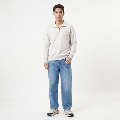 WATCHOUT PAKAIAN SWEAT SHIRT LENGAN PANJANG PRIA MONTANA HALF ZIP | REGULER FIT | JEANS | JK3000000