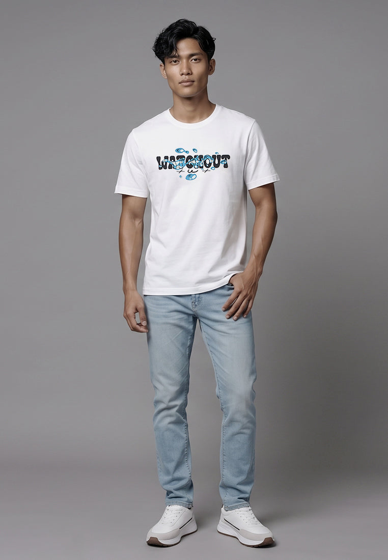 Watchout Kaos Pakaian Pria Lengan Pendek Leicester | Reguler Fit | Jeans | JK402760002