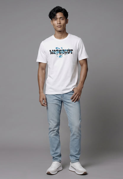 Watchout Kaos Pakaian Pria Lengan Pendek Leicester | Reguler Fit | Jeans | JK402760002