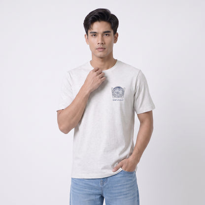 WATCHOUT KAOS PAKAIAN PRIA LENGAN PENDEK LEICESTER | BOXY FIT | JEANS | JK402780003