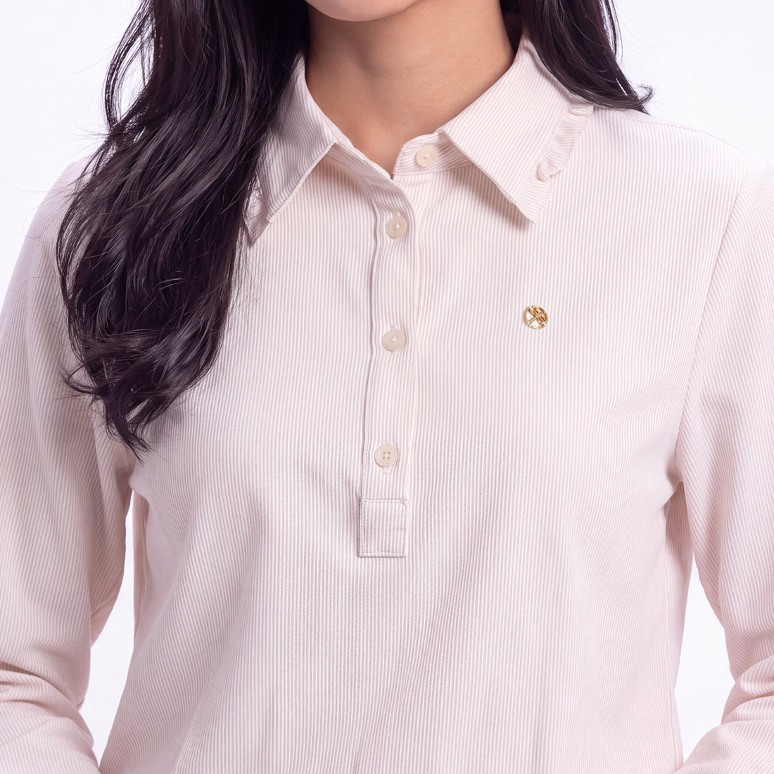 Triset Casual Blouse Wanita Striped Lengan Panjang | Reguler Fit | TR3106031