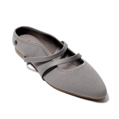 Triset Sepatu Wanita | Knit Cross-Strap | Flat | Mules | TF7001909