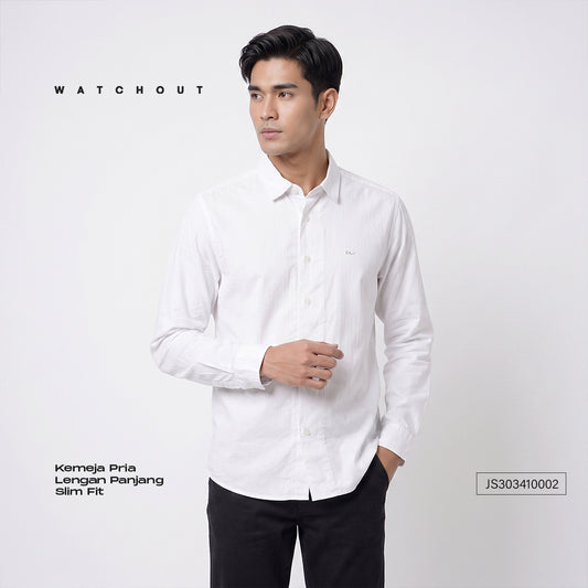 WATCHOUT KEMEJA PRIA LENGAN PANJANG | SLIM FIT | JEANS | JS303410002